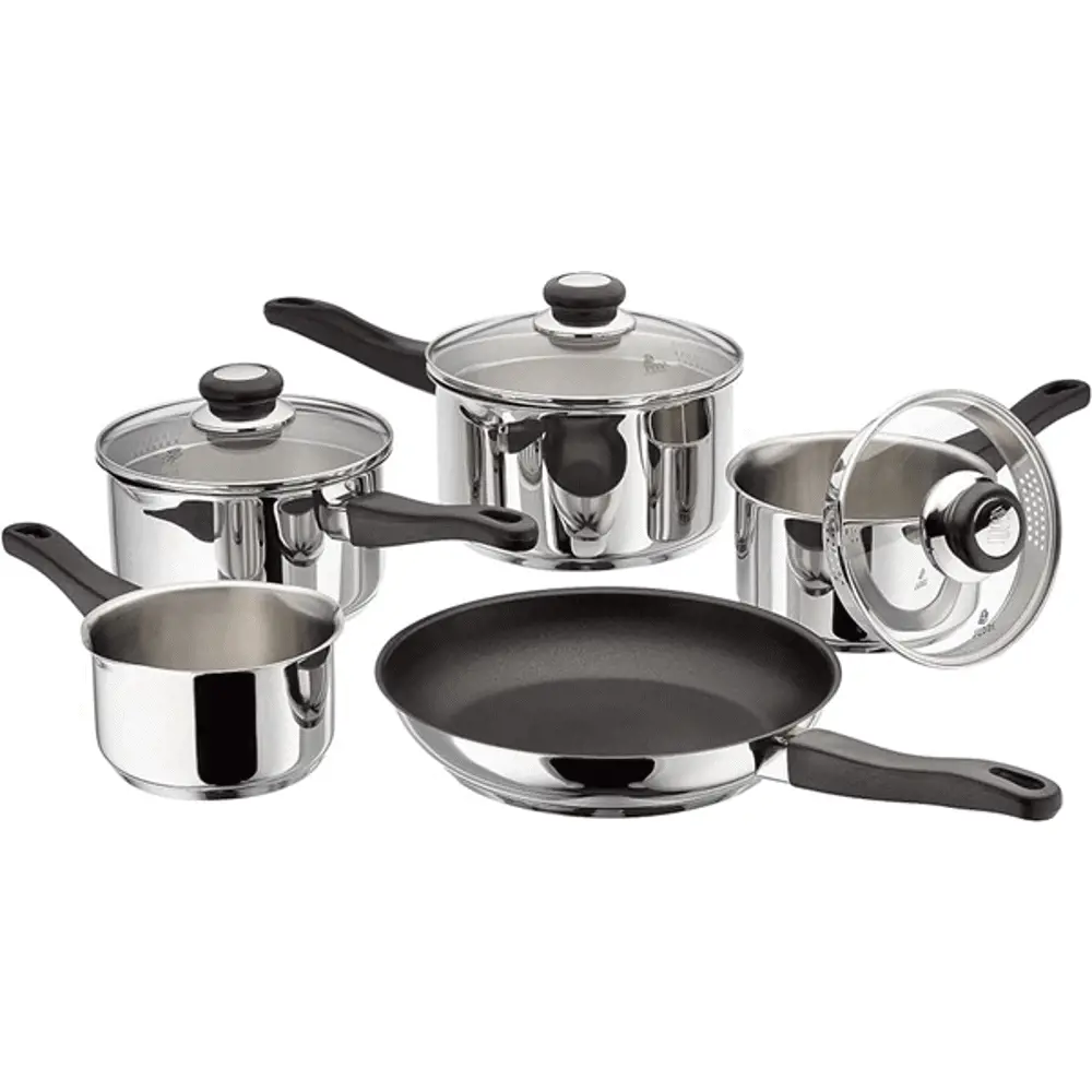 Judge Vista 5 Piece Stainless Steel Draining Saucepan Set